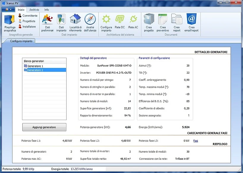 Screenshot software fotovoltaic 2
